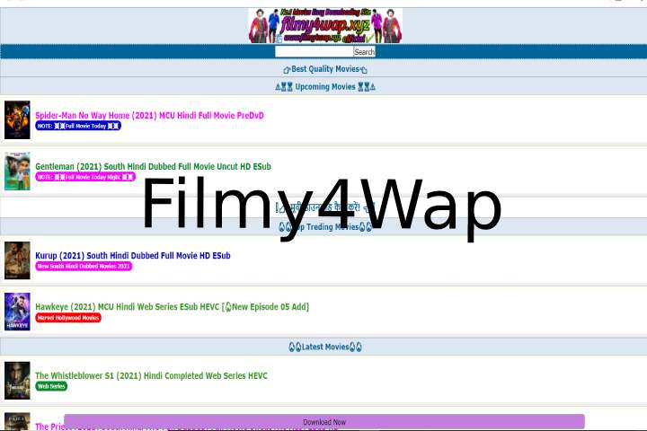 Filmy4Wap 2023 – Illegal HD Movies And Web Series Downloading Website