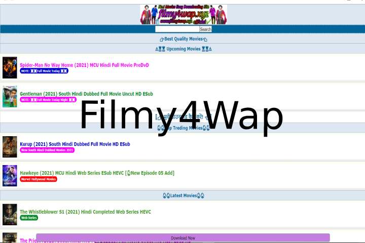 Filmy4Wap 2025 – Illegal HD Movies And Web Series Downloading Website